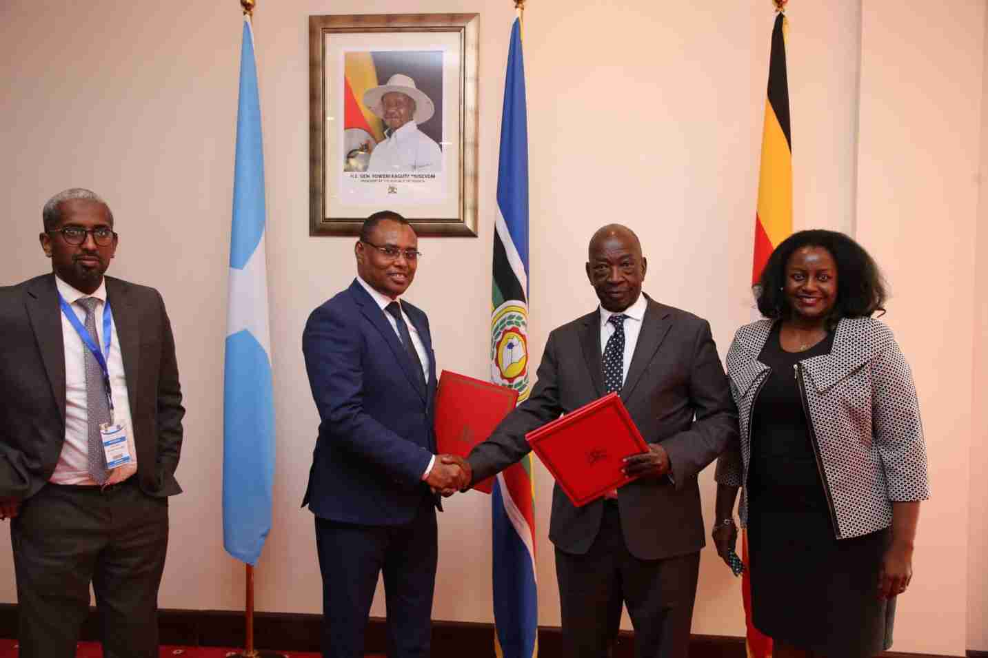 Somalia and Uganda Officially Signed MOU for Bilateral Trade Cooperation